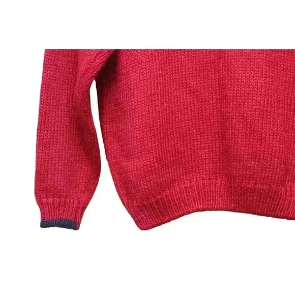 Vintage 80s 90s Grandpa Cardigan Sweater Size Large Classic Knit Ramie Argyle - Picture 11 of 12